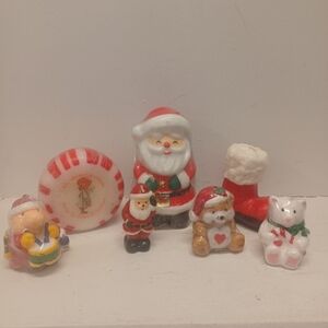 Vintage Christmas Candles Assorted Lot Of 7 Carlton Cards And More